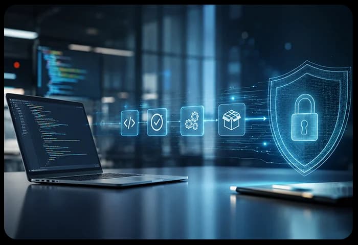 L'équipe de développement logiciel de Clustox collaborant sur un projet