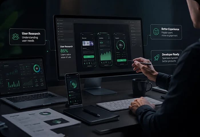 L'équipe de développement logiciel de Clustox collaborant sur un projet