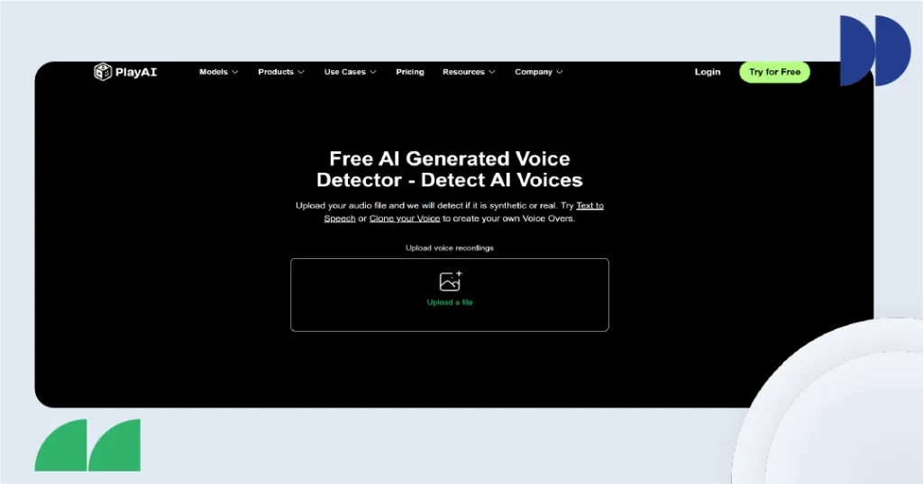 PlayHT Voice Classifier