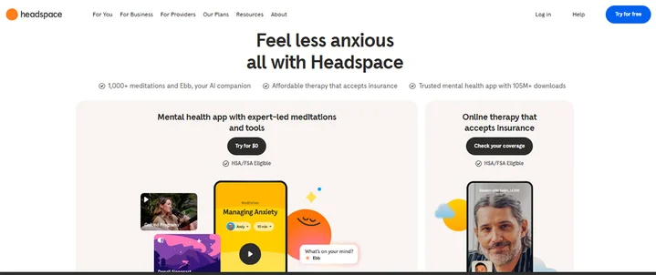 Headspace: Daily Meditation and Wellness Support for a Balanced Mind