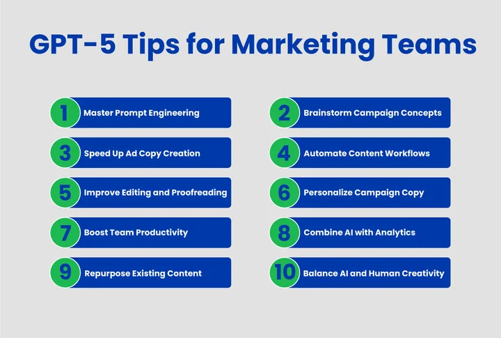 tips for maketing team