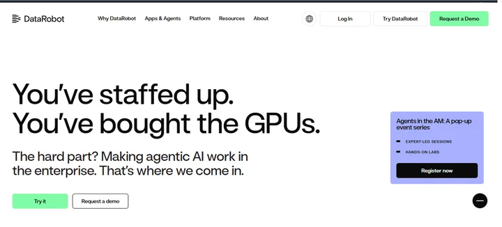 Datarobot: Automated ML Platform for Enterprise-Scale Modeling