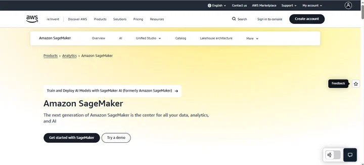Amazon SageMaker: ML Workflows for Enterprise AI solutions