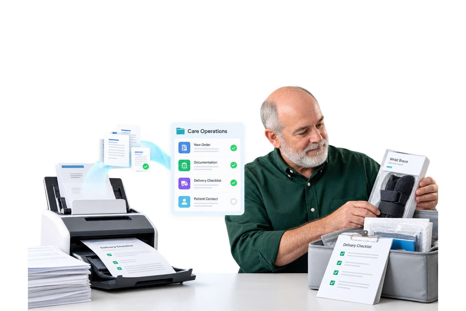 DME workflow automation with Agentic AI on Brightree and NikoHealth, streamlining prior authorization, eligibility, and denial management
