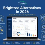 Brightree alternative DME software comparison guide 2026 feature image showing billing dashboard and key feature icons