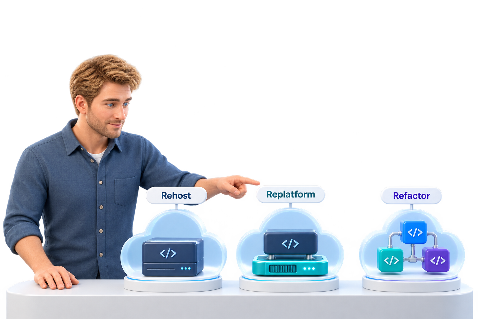 Cloud Migration Strategy Explained: Rehost vs. Replatform vs. Refactor