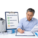 Infographic listing the top 10 Medicare documentation errors in DME that trigger TPE and RAC audits