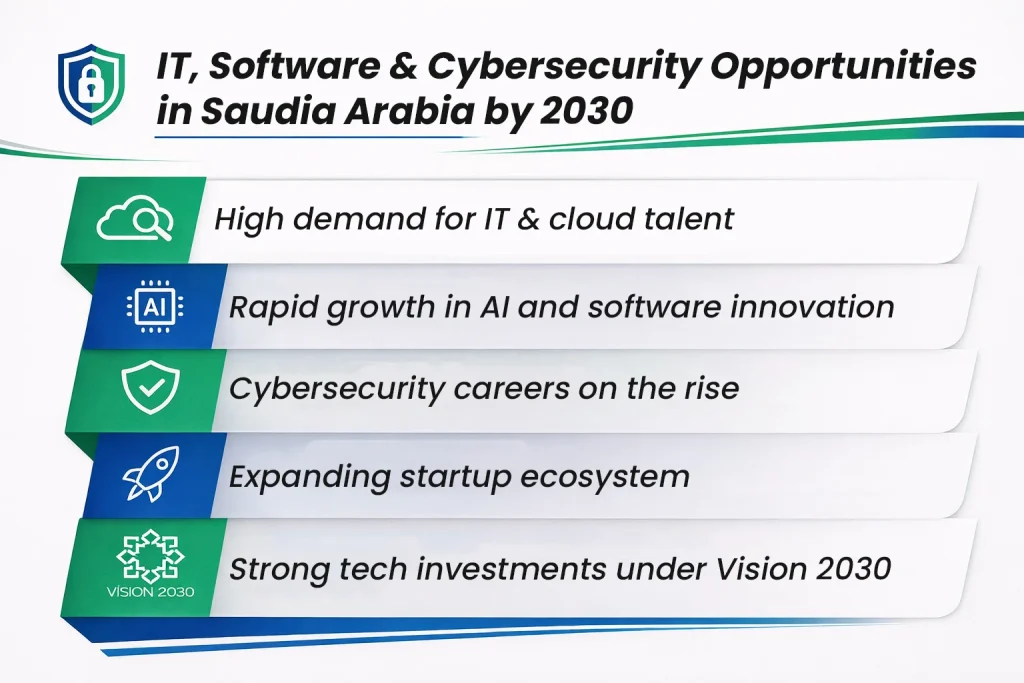 What Opportunities Will IT, Software, and Cybersecurity Create in Saudi Arabia