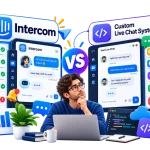 Intercom vs. Custom Live Chat System: What Should You Choose